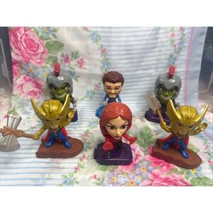 2020 McDonalds Happy Meal MARVEL HEROES Toys Avengers Lot Of‎ 6
